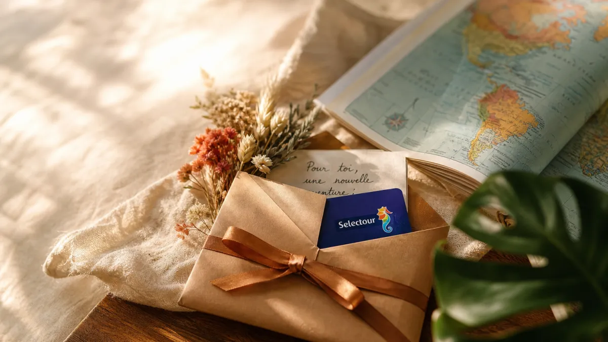 Carte cadeau voyage Selectour : tout savoir avant d'offrir